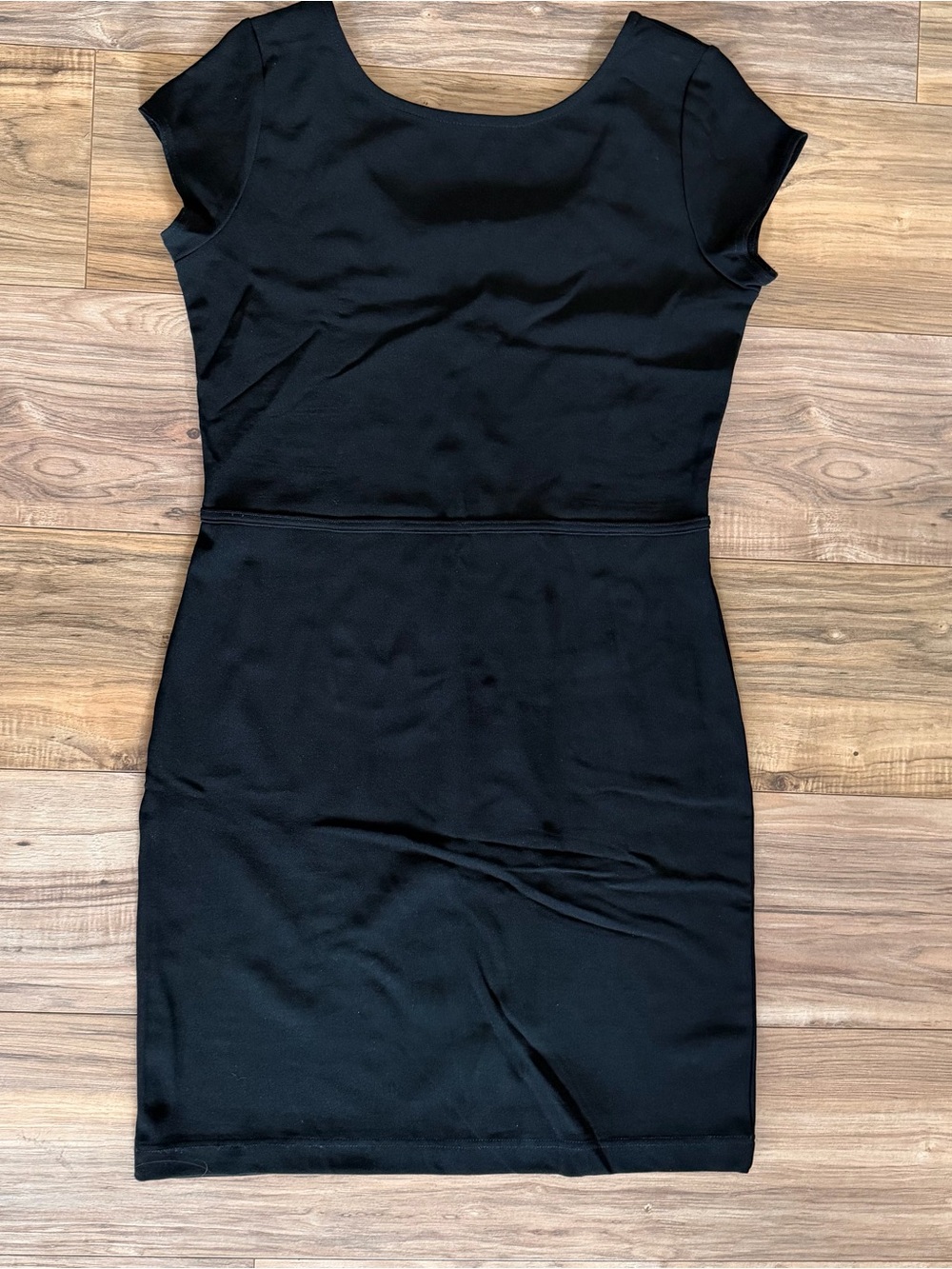 Boston Proper Black Women's Short Sleeve Sheath Dress - Classic Work to Evening